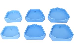 PANV Base de Modèle de Plâtre Dentaire, Modèle de Laboratoire Dentaire 6 Pièces en Silicone pour Tous les Types de Palettes