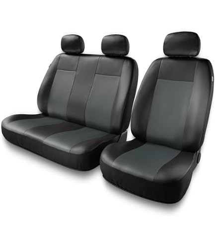 Housses De Sièges Universelles Mossa Pour Peugeot Partner I, II, III - Gris, Velour