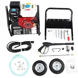 Ausla Nettoyeur Haute-Pression Thermique,180 Bars Moteur en Cuivre Nettoyeur à Haute Pression, Nettoyeurs Électrique Haute-Pression pour Voiture, Vélo, Jardin,Terrasse