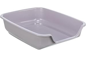 TRIXIE Bac à litière pour Chat - 36 x 28 x 9 cm Nuno, Modèle aléatoire, Paquet de 1