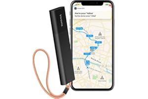 GPS locator Invoxia without SIM Card - Real Time Anti-Theft Alert and Long Autonomy - Subscription Included - Tracking Cars, Motorcycles, Scooters, Bags, Children, Seniors, Valuable Items