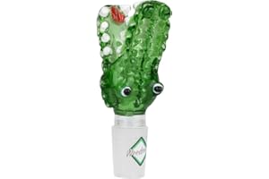 Tête de bang en verre 18,8 mm coupe crocodile - Tête enfichable Adaptateur Chillum Accessoires bang Tête de bang (Tête de bang en verre)
