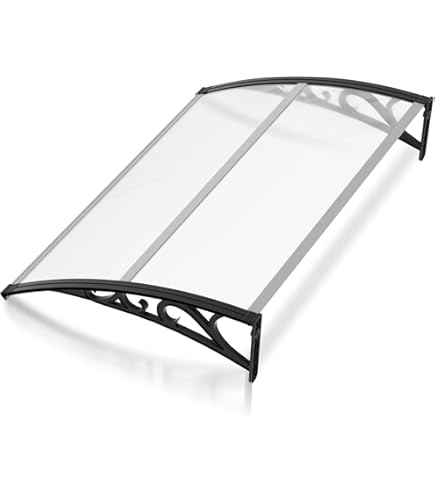 Polycarbonaat Platen Kunststof Dakplaat voor Serre,0,8mm Glasvezel Daglichtpaneel,UV-bescherming Regendicht,Luifel voor Broeikas,Koude Kozijnbekleding,Gemakkelijk Te Snijden (0.8x2m