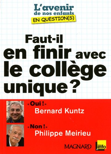 Download Faut-il en finir avec le collège unique ? Download Faut-il en finir avec le collège unique ?
