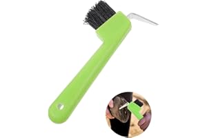 HZAOPZE 1 pcs Cure-pied avec brosse très solide et poignée ergonomique Convient pour les sabots de chevaux, ânes et chèvres
