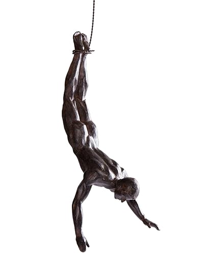 Statue Squelette Le Penseur Façon Bronze, Sculpture Résine 32cm, Sur Socle