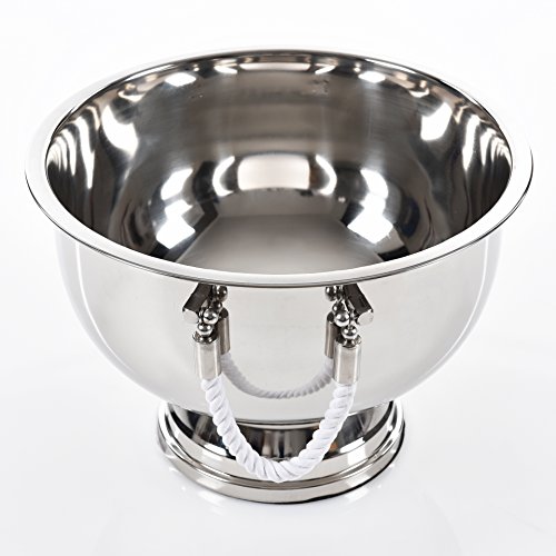 Sektkühler 2 x weiße Taue 39 cm A200 Flaschenkühler mit Aufdruck - 2
