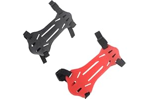 2-pack gummi bågskytte armskydd ungdom underarmsskydd justerbara 2 remmar spännen för barn och ungdomar skytte övning
