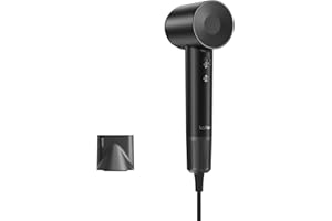 ‎LAIFEN Laifen Haartrockner 200 Million Negativ Ionen Föhn, Reisefön mit 110.000 U/min bürstenloser Motor für schnelles Trocknen, Hochgeschwindigkeit Fön geräuscharm mit Magnetdüse(Schwarz)