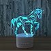Produktbild 3D Led Nachttischlampen 7 Farben Neuheit Usb Lampe Bluetooth Lautsprecher Musik Zebra Farbe Veränderbar Lamparas Kind Geschenk Batteriebetrieben