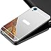 Produktbild Sunroyal für HTC Desire 820 Silber Silver Mirror Spiegel Metall Case Cover - Aluminium Rahmen PC Zurück Rückseite Bumper Case Metal Hülle Alu Metal Schutz Mirror Chrom Cover Ultra Slim Handy Tasche LUXUS Metall Schutzhülle Glitzer Bling Kristall Harte Hard Schale Crytsal