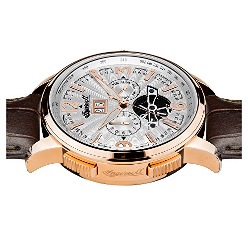 Ingersoll Mens Analogue Classic Automatic Watch with Leather Strap I00303