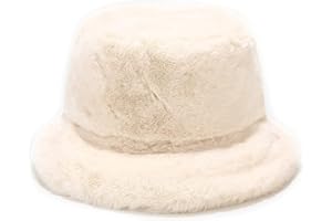 crazy bean Sombrero de Pescador de Felpa Piel Sintética Encantador Gorro de Pescador Suave y Esponjoso Manténgase Abrigado en Invierno Sombrero de Pesca para Mujeres y Parejas