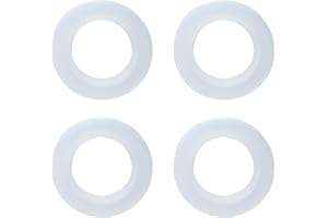 Qrity 4 Stück O-Ring Lippendichtung 23mm, Waschbecken Abflussdichtung, Badewannenstopfen Schraube Dichtung Ring, Gummihautring, Waschbecken Stopfen Unterlegscheibefür Pop Up Ventil Ablaufgarnitur