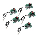 Messgenauigkeit: 0,1 ℃ Sharplace 5 Stück Digital Thermostat Temperaturschalter DC 12V 20A Relais für Haushaltsgefrierschrank, Wasserbehälter