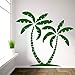 Produktbild 2 PALME Abnehmbare Wandtattoo Palms Baum Vinyl Wandaufkleber Steuern Dekor Wohnzimmer Kunst Design Wasserdichte Aufkleber Dekoration 57x54 cm