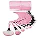 TopSuper Wood 32Pcs Makeup Brushes Kit Professional Cosmetic Make Up Set. Pink