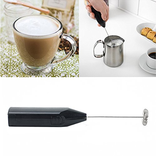 Handheld elektrischen Mixer Kaffee Ei Milch Rührer Zuhause Küchenhelfer schwarz - 4
