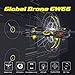 Produktbild TianranRT Drone Mit Kamara,New Fresko Gw66 Mini Globaler Drone Drone Mit Wifi 480P Kamera Fpv Quadcopter Rc Spielzeug,Schwarz