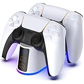 Ps5 Joystick handle Charging Stand Dsp828 with Rgb Illuminated LED Indicator