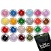 BMC 3D Sculpting Extensions Manicure Nail Art Acrylic Powders Pots - 24 Color Kit
