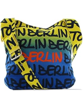 Robin Ruth Shopper Handtasche Beutel Berlin BG739 - Blau Gelb