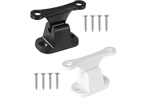 JUKOTA 2 Ensembles Serrure Porte pour Camping-Car et Caravane(Avec vis),Accessoires Camping Car,Serrure Blanche pour Compartiment,Sécurité Renforcée pour Camping-Car,Accessoires de camping-car