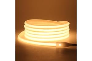 KISUFU 220V COB Ruban Led Flexible Néon Bande Led, 288 LEDs/M IP65 Etanche 50cm peut être coupé Bandeau LED pour Intérieur/Extérieur Maison Chambre Cuisine Décoration