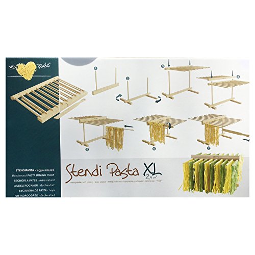 Nudeltrockner – Pasta Ständer aus Buchenholz XL - 2