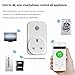 Price comparison product image Hunpta WIFI Smart APP Remote Control Timer Socket UK Plug Home Automation (White)