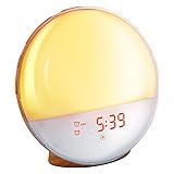 Mcbazel Sunrise Alarm Clock, Wake Up Light Daylight Alarm Clock,Sunset Simulation with Nature Sounds,Snooze & Atmosphere Lamp Function