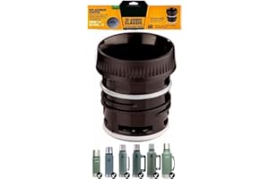 YAYA Market Tapón cebador Compatible con Termo Stanley Classic de Boca Ancha. Repuesto Negro, Ideal para cebar Mate con precisión. Aislado al vacío y de Alta Durabilidad.