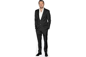 CELEBRITY CUTOUTS Leonardo DiCaprio (Black Suit) tamano natural
