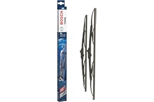 Bosch Balais d'Essuie–Glace Plats Conventionnel Twin 502, Longueur: 500mm/450mm – 1 Paire de Balais avant