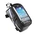 Produktbild Fafada Gepäckträgertasche Wasserabweisend Fahrradtasche Satteltasche Multifunktionstasche Gepäckträger Handytasche Fahrradhalterung Lenkradhalterung (5.5'' Blau)