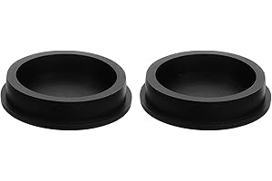 QUARKZMAN 2 Piezas Tapones de Goma para Orificios Negros, Tapón de Botón de Goma para Orificio de 70-71.3mm/2.76-2.81"
