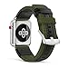 Produktbild Apple Watch Series 3 / 2 / 1 Armband, Nylon Uhrenarmband Sportarmband band Ersatzband mit Schließe für Apple Watch 42MM Armband Series 1 / 2 / 3, Sport, Edition, Nike+, Armee Grün