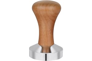 Vicloon Prensador de café, 51mm Tamper de Acero Inoxidable, Premium Tamper, Café Tamper, Prensadores de Café, Prensador Cafe para prensar café Espresso, Imprescindible para Los Baristas