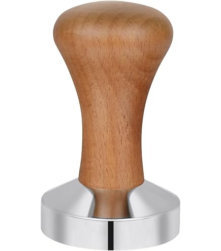 KYONANO 51 Mm Espressotamper Aus Edelstahl – Perfekter Druck Für Deinen Kaffee, Passt Zu Delonghi & Anderen Siebträgern