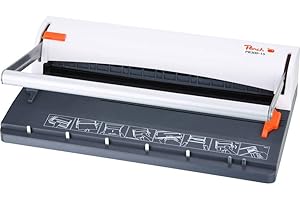 Peach PB300-15 bindownica druciana | Personal Wire Binder Close DIN-A4 | zwycięzca testu * | wiąże 60 stron, grzbiet 8 mm, 6 arkuszy