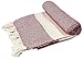 Produktbild Sauna.Fashion Hamamtuch Antalya 100x180 cm in vielen Farben, Farbe:Weinrot