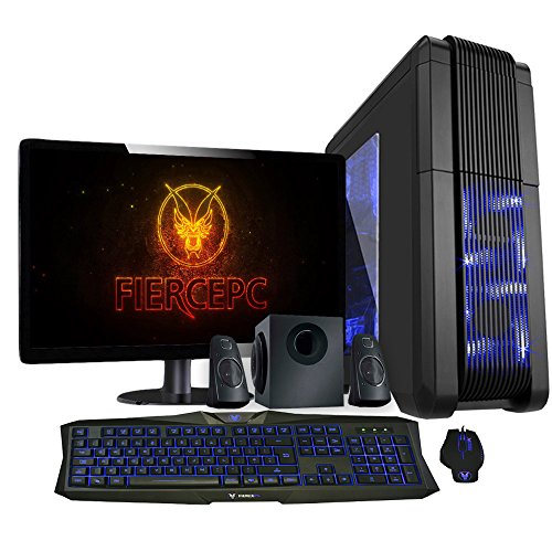 Fierce 3.8GHz AMD 845 Vierkern Prozessor, AMD RX 470 4GB Grafikkarte, 16GB RAM, 1TB SATA3 Festplatte Schnell Desktop Gaming PC - Pack 232885