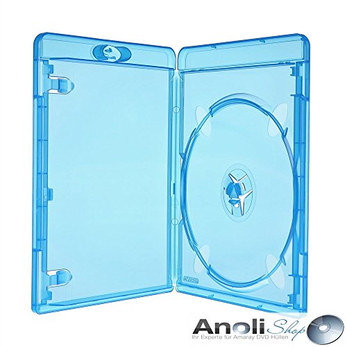 Amaray Blu Ray Hüllen 11 mm für 1 Disc Bluray Cases 8 Stück Neuware