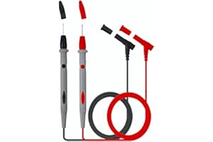 ACONDE Przewody pomiarowe, 1000 V / 20 A, 1 para kabli multimetrowych 107 cm, czarny i czerwony