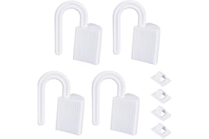 FURNRUBDEN 4 Set Hinge Guard Baby Finger Protector Plastic Finger Pinch Guard Door Locks Guard Door Safety for Door Window Protection Baby Kids Finger