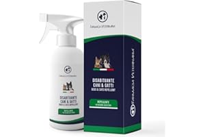 Farmacia Veterinaria - Disabituante Repellente per Gatti e Cani - Spray Anti Pipi Dissuasore Elimina Odori - Divano Mobili Tessuti Interno Esterno 500ml