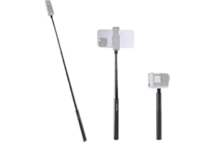 PGYTECH Wysuwany kij do selfie (96 cm/37,8 cala) aluminiowy długi słupek niewidoczny do Insta360 X5/X4/X3 Monopod do GoPro 13/12/11, DJI OSMO Pocket 3 Action 4, AKASO akcesoria do kamer akcji
