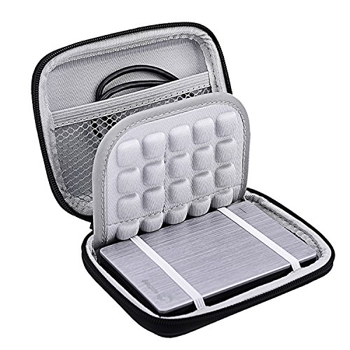 Mudder Festplattentasche Festplatte Schutzhülle Hardcase für Seagate Expansion and Backup, und WD mein Pass Ultra 2,5 Zoll tragbare externe Gerät - 3