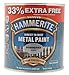 Produktbild HAMMERITE 5158236 Metallfarbe in gehämmertem Silber-Ton – 750 ml plus 33% Extra