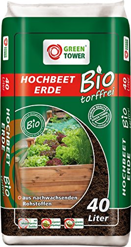 Preisvergleich Produktbild GREEN TOWER GT Bio Hochbeeterde Hochbeet-erde 40 Liter